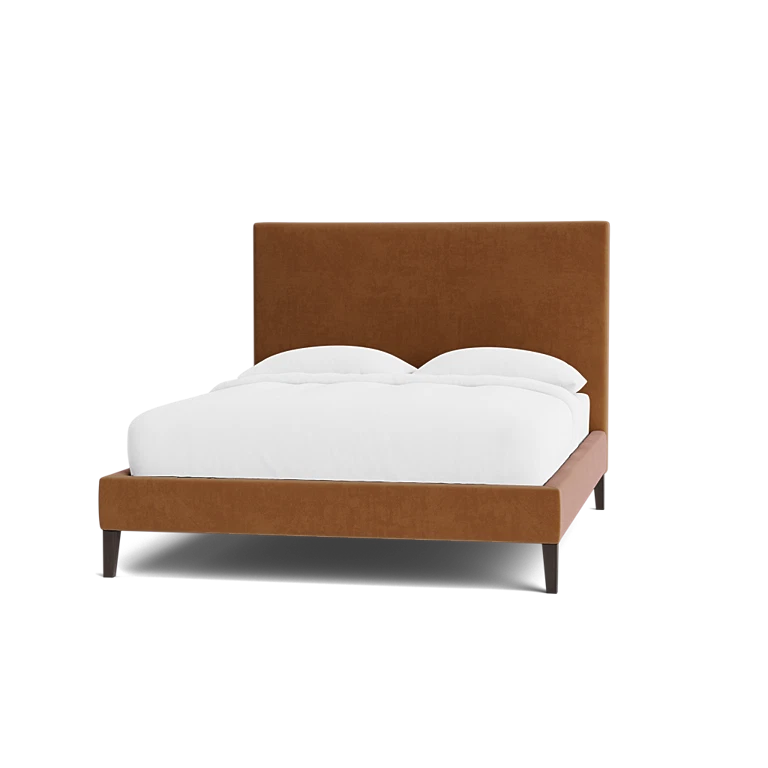 Spiced Chestnut | Bed Frame + Headboard Cover