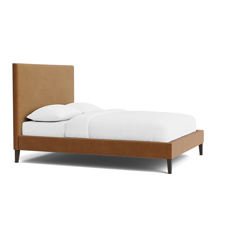 Spiced Chestnut | Bed Frame + Headboard Cover