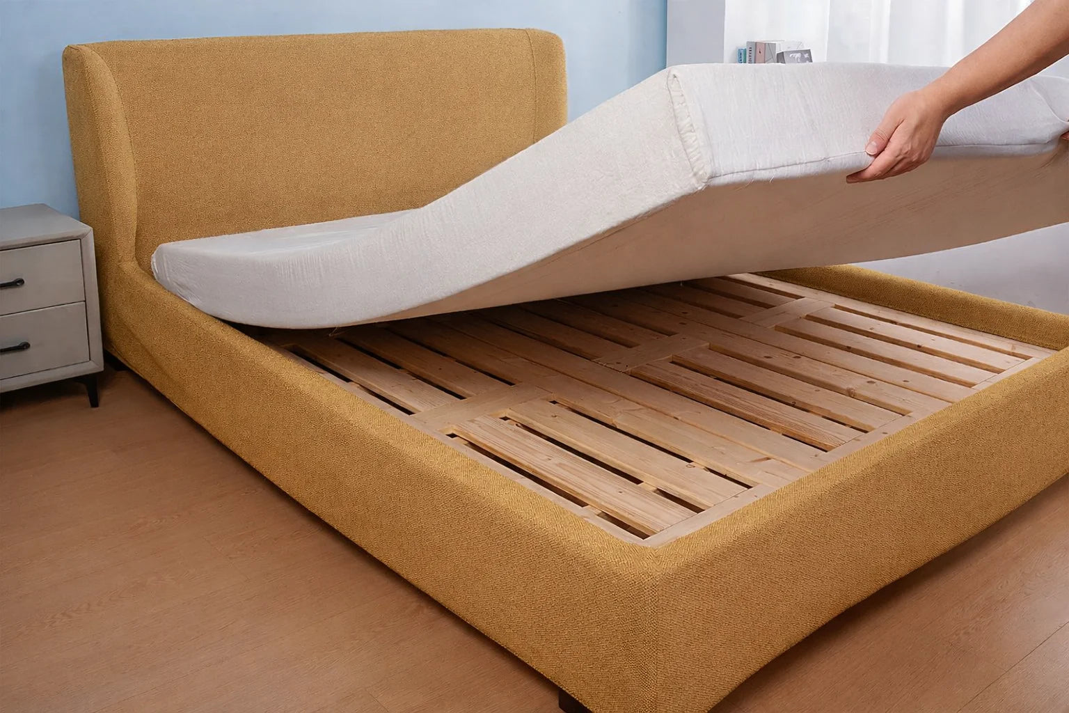 Yellow ML 625 - 06 | Bed Frame Cover