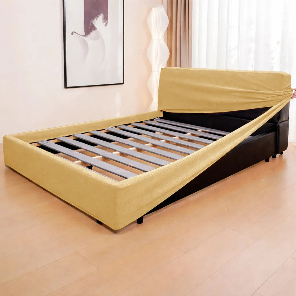 Yellow ML 625 - 06 | Bed Frame + Headboard Cover