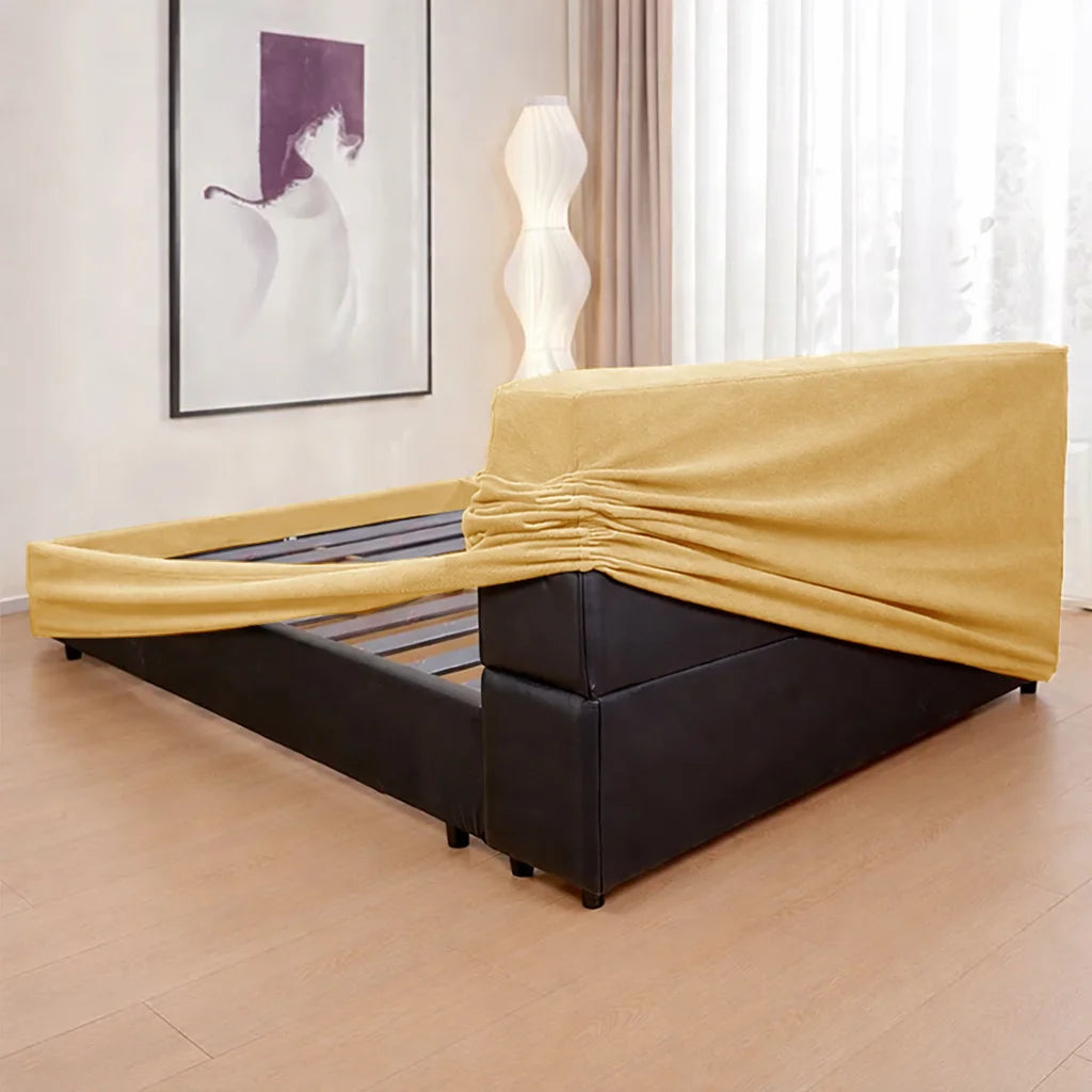 Yellow ML 625 - 06 | Bed Frame + Headboard Cover