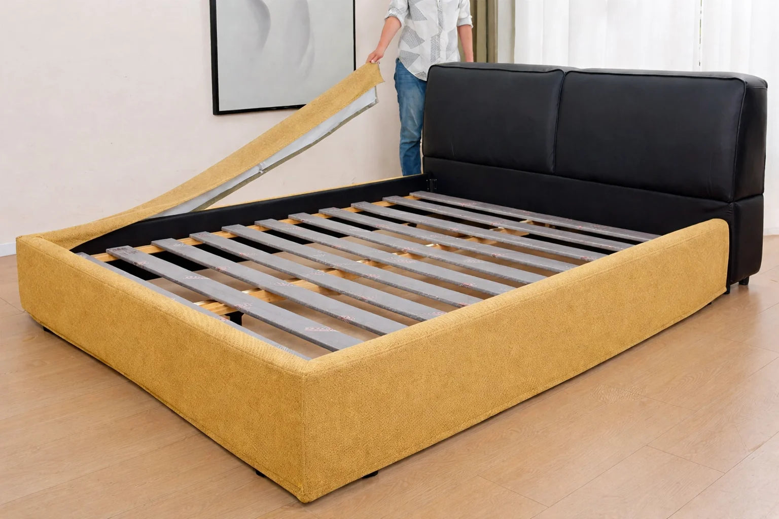 Yellow ML 625 - 06 | Bed Skirt