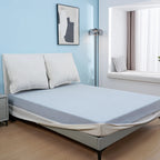 Bed Frame + Headboard Cover | Sienna Velour - Ivory Whisper