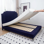 Midnight Admiral | Performance Brushed Velvet | Bed Frame + Headboard Cover