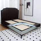 Bed Frame + Headboard Cover | Terravia - Espresso