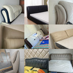 Bed Headboard Cover | Sienna Velour - Citrus Glow