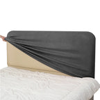 Bed Headboard Cover | Sienna Velour - Urban Slate