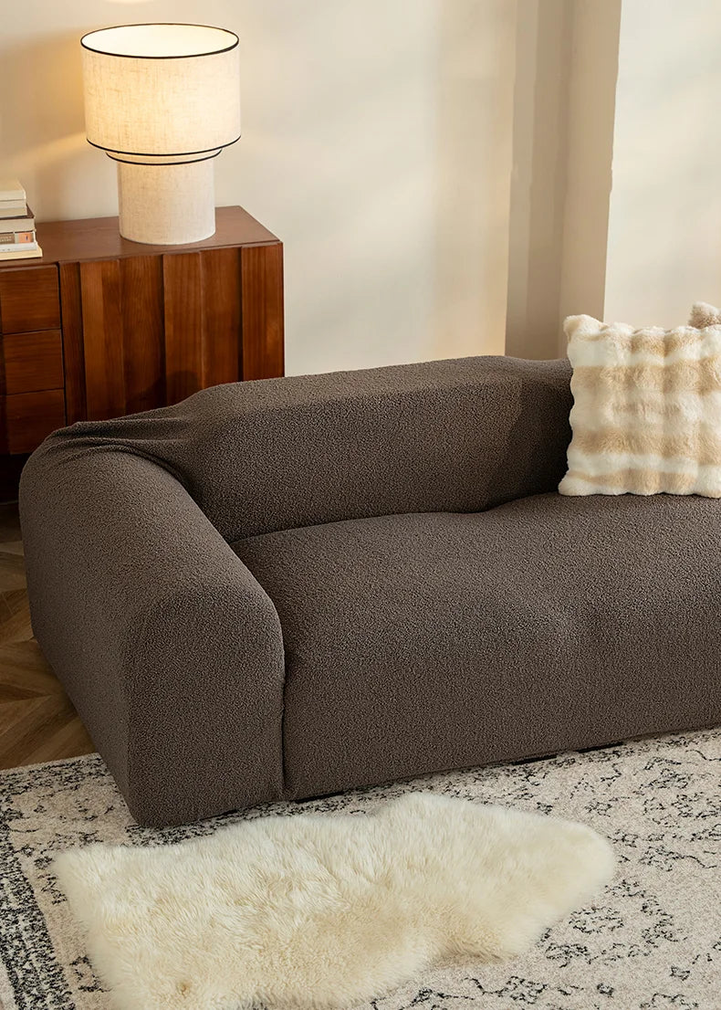 Teddy Fleece Elastic Sofa Slipcover