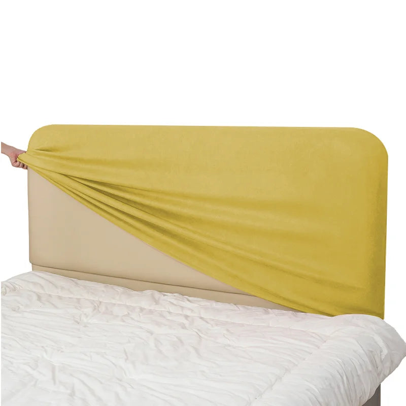 Bed Headboard Cover | Sienna Velour - Citrus Glow