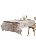 Embroidered Table Cloth for Dining Table | YM·Celebrity Lace·French Retro