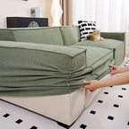 Custom Sofa Slipcover | Marlowe Collection - Olive Moss