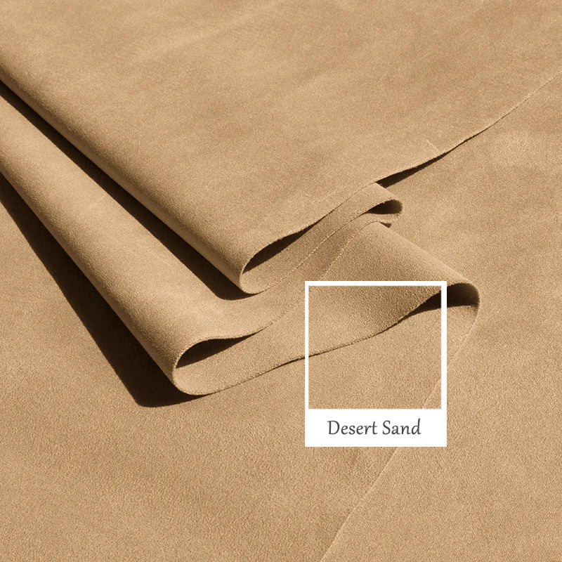 Custom Sofa Slipcover | Sienna Velour - Desert Sand