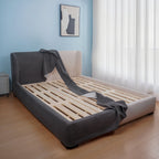 Bed Frame + Headboard Cover | Iron Forge