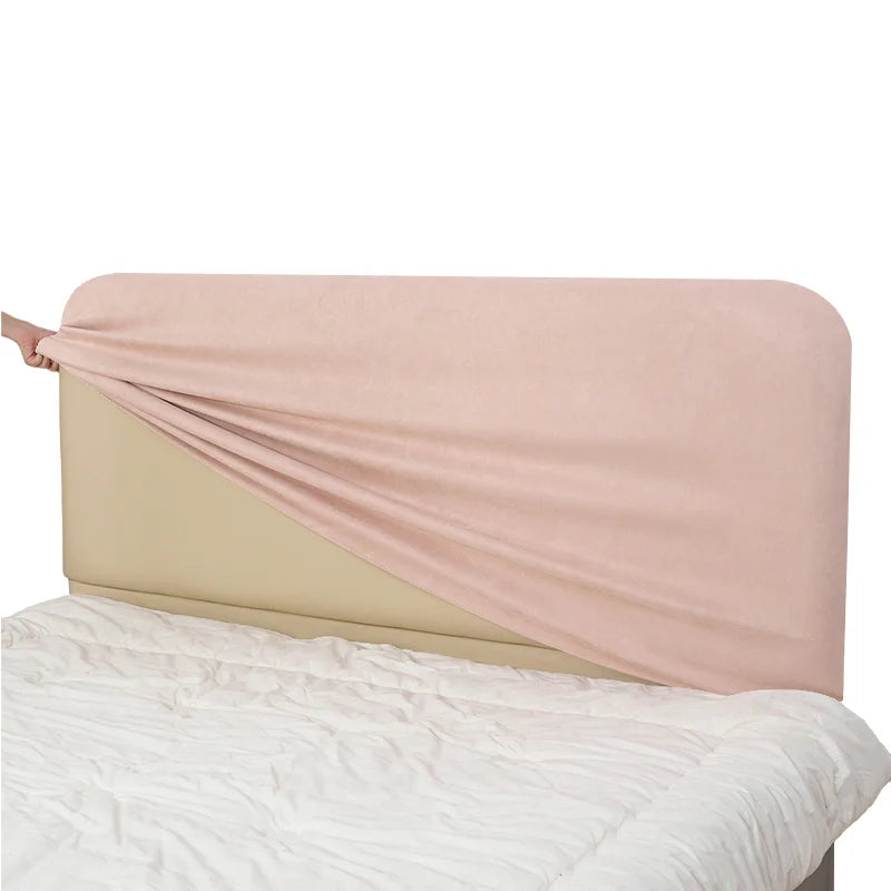 Bed Headboard Cover | Sienna Velour - Petal Whisper