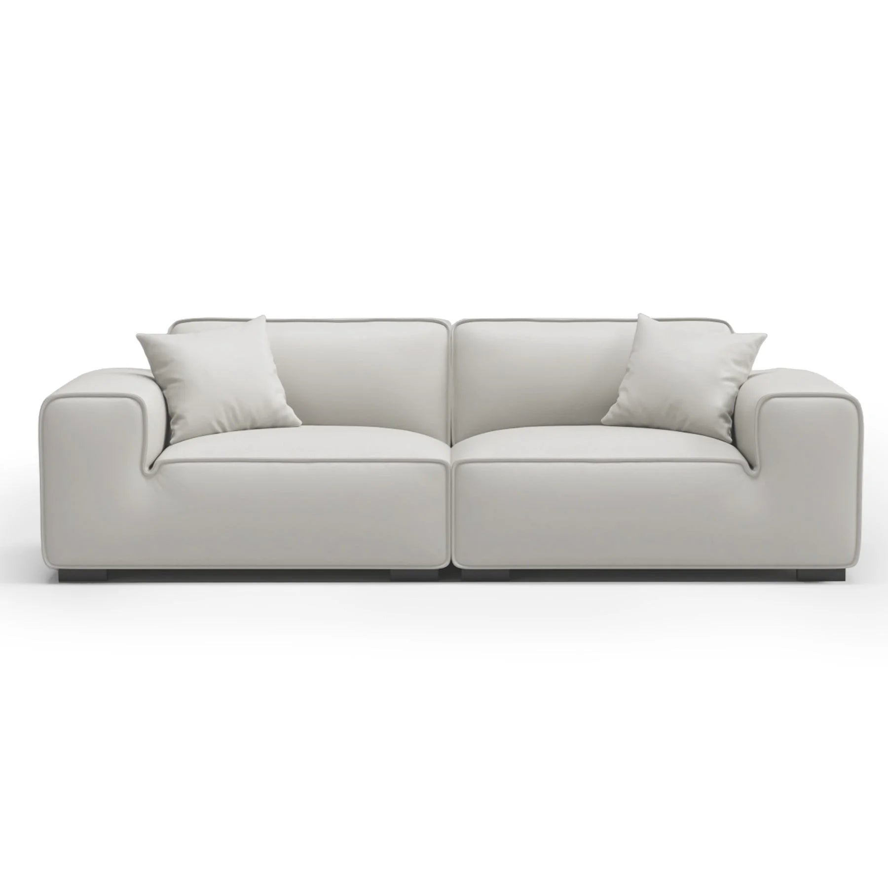 Custom Sofa Slipcover | Terravia - Ivory