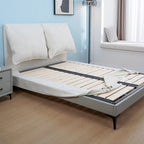 Bed Frame + Headboard Cover | Sienna Velour - Ivory Whisper