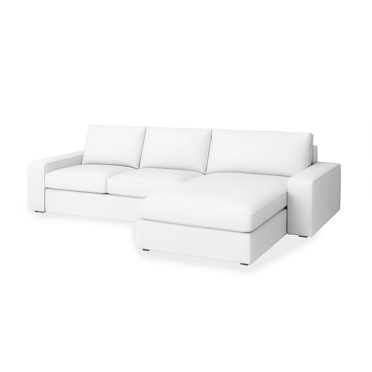 Kivik 3-seat sofa with chaise longue cover