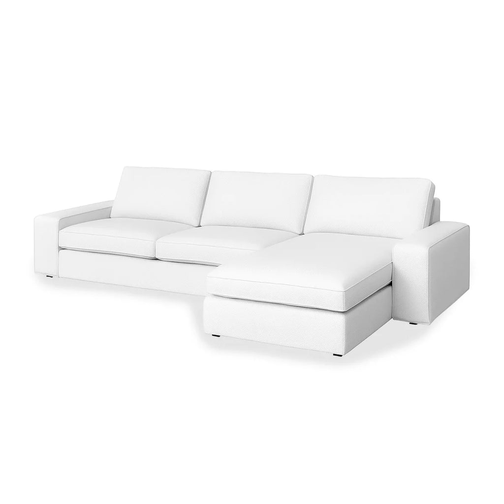 Kivik 4-seat sofa with chaise longue cover