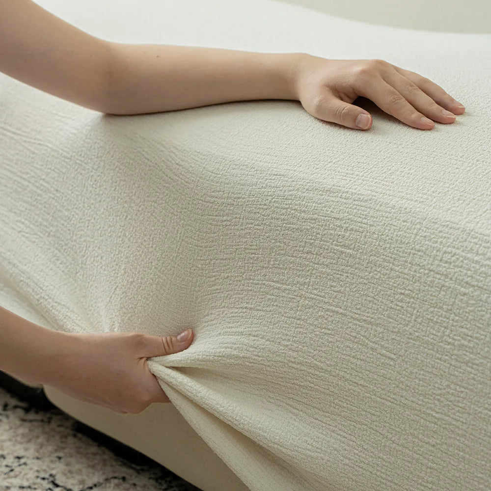 ST 273 Pure Linen Look Sofa Cover | Stretch, Cat Scratch Resistant