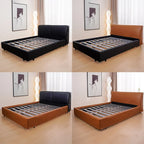 Bed Frame + Headboard Cover | Terravia - Amber