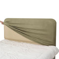 Bed Headboard Cover | Sienna Velour - Fieldstone Olive