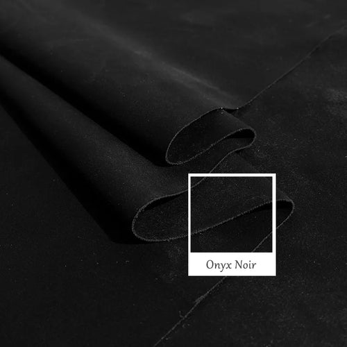 Bed Frame + Headboard Cover | Sienna Velour - Onyx Noir
