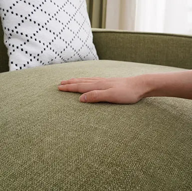 Custom Sofa Slipcover | Elara Basic - Matcha Mist