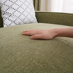 Custom Sofa Slipcover | Elara Basic - Matcha Mist