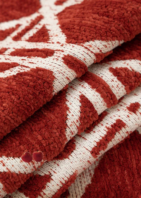 Red Checkered Velvet