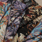 Floral Oil Painting Chenille Jacquard Upholstery Fabric | Custom Sofa