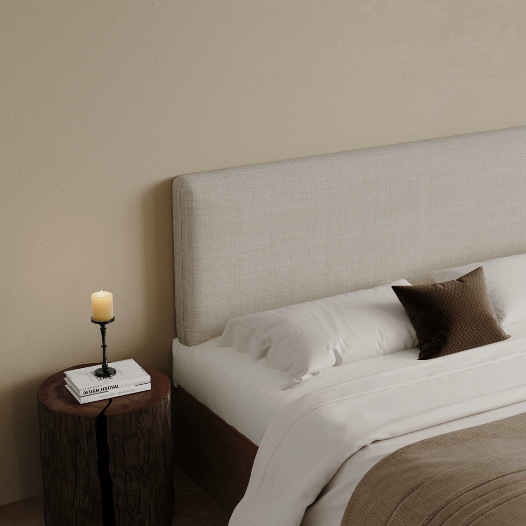 Bed Headboard Cover with Large Cushion | Elara Basic HB25