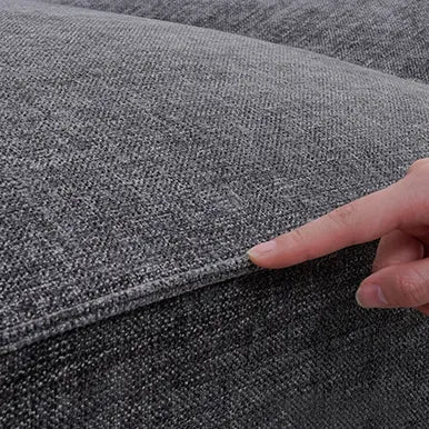 Custom Sofa Slipcover | Elara Basic - Dark Gray