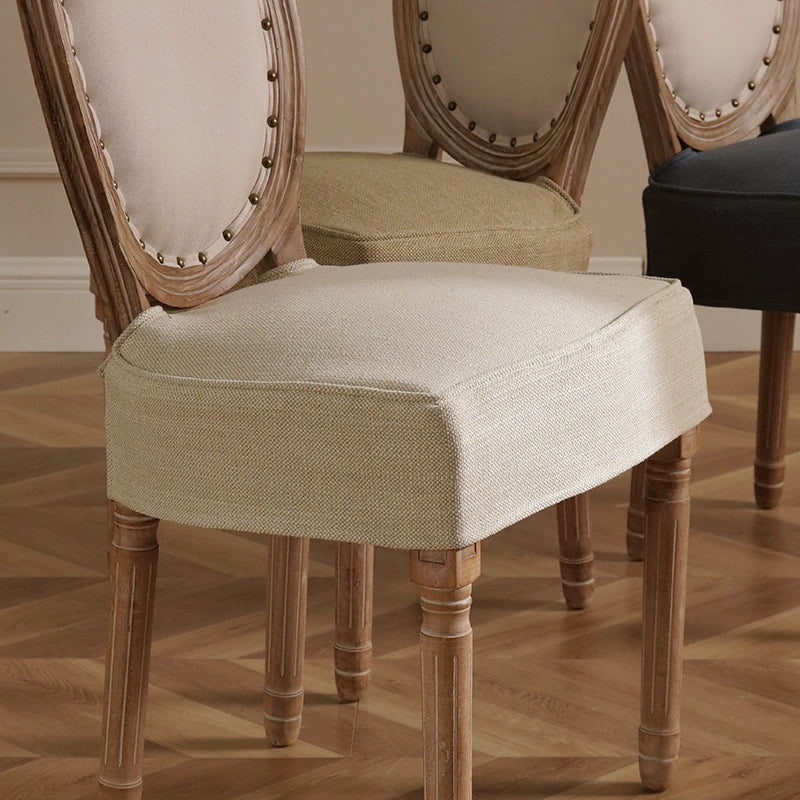 Made-to-measure slipcover for dining chair handcrafted fit