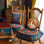 Modern minimalist dining chair slipcover in neutral tones