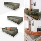 Modern home interior featuring custom sofa slipcover