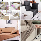 Durable performance fabric sofa cover, stain-resistant and washable