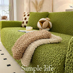 Machine washable sofa slipcover – easy-care custom furniture cover by Plume Bubble