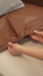 Custom Sofa Slipcover | Terravia - Mahogany