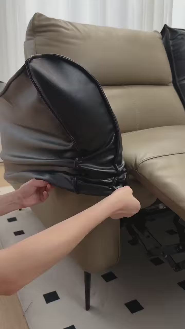 Custom Sofa Slipcover | Terravia - Solid Black