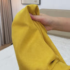 Bed Headboard Cover | Performance Antimicrobial Chenille - Solar Marigold