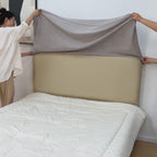 Bed Headboard Cover | Performance Antimicrobial Chenille - Granite Mist