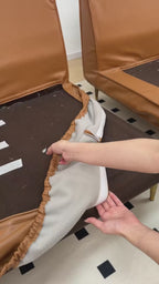 Custom Sofa Slipcover | Terravia - Chestnut