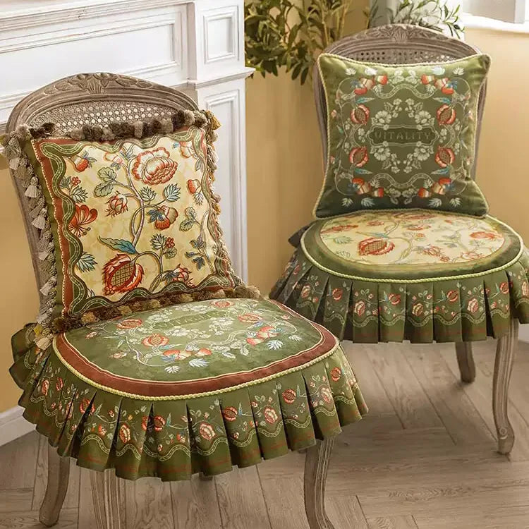 Changing slipcovers for different seasons dining room decor