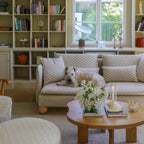 Custom Sofa Slipcover — Jacquard