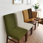 Washable durable fabric slipcover for dining chair